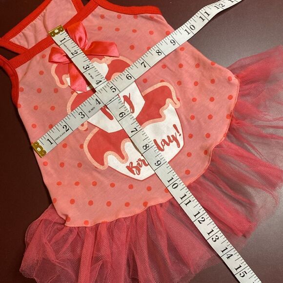 ITS MY BIRTHDAY Pink Doggy Tutu Dress - Picture 5 of 6